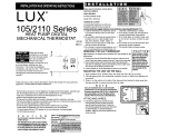 Lux Products DHP2110 Owner's manual