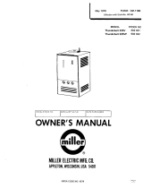 Miller THUNDERBOLT 225VP Owner's manual