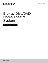 Sony BDV-E985W Operating instructions