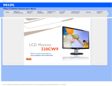 Philips 220CW9FB/05 User manual