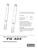 Ohlins FG424 Mounting Instruction