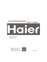 Haier HWM90-0713S User manual