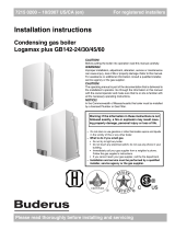 Buderus Logamax plus GB142-60 Installation guide