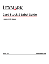 Lexmark C 750 User manual