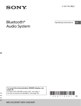Sony MEX-N5200BT Operating Instructions Manual