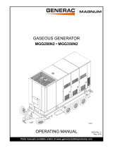 Generac MGG350N2 Operating instructions