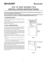 Sharp  R-1881LSY  Installation guide