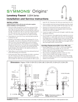 Symmons S-254-LAM-1.5 Installation guide