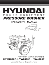 Hyundai HYW2500P User manual