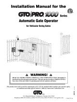 GTO SL-5100 Installation guide