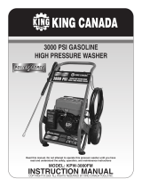 King Canada KPW-3000FM User manual