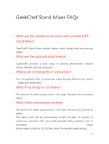 Geek Chef GM25R FAQ