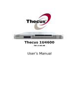 Thecus 1U4600 User manual