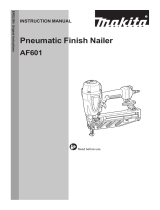 Makita AF601 User manual
