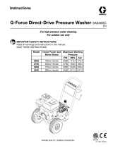 Graco 3A0465C - G-Force Direct-Drive Pressure Washer User manual