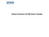 Epson Home Cinema LS100 User manual