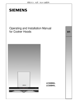 Siemens Chimney hood -box version User manual