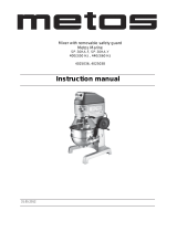 Metos SP-30HA-F Owner's manual