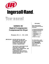 Ingersoll-Rand HC-3 User manual