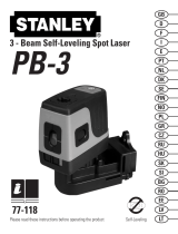 Stanley PB3 User manual