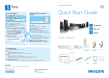 Philips HTS3355/55 Quick start guide