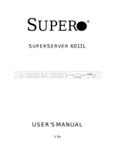 Supermicro SUPERSERVER 6011L User manual