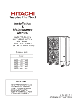 Hitachi 4FSVN1Q Installation & Maintenance Manual