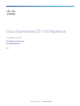 Cisco expressway ce1100 Installation guide