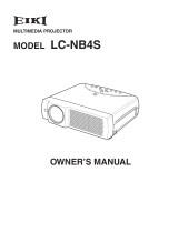 Eiki LC-NB4S User manual