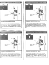 Edsal Door Handle  Assembly Manual