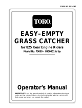 Toro 25" Easy Empty Bagger, 8-25 RER User manual