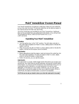 Avital Point 3 Owner's manual