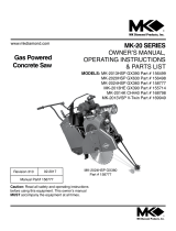 MK MK-2020HSP GX630 Owner's Manual & Operating Instructions