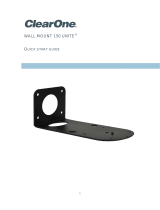 ClearOne Unite 150 Wall Mount - Quick start guide