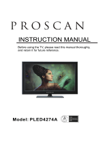 ProScan PLED4274A User manual