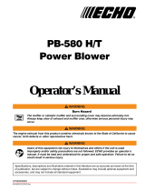 Echo PB-580T User manual