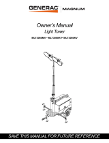 Generac MLT3080KV Operating instructions