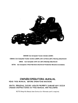 COX CR8401 2004 Owner's manual