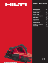 Hilti WSC 70-A36 Operating instructions