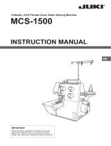Juki MCS-1500 User manual