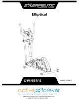 Exerpeutic Elliptical 1302 Owner's manual