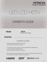 Hitachi 32E10 Owner's manual