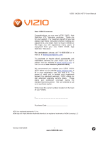 Vizio VX32L User manual