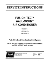 Bard FUSION-TEC HR36APB Service Instructions Manual