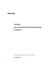 Tektronix TDSUSB2 User manual