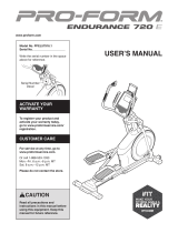 NordicTrack E7.52 User manual
