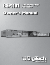 DigiTech GSP1101 Owner's manual