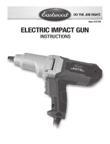 Eastwood 1/2 Inch Drive Electric Impact Wrench Operating instructions