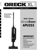 Oreck APU255 User manual