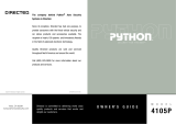 Python 4105X Owner's manual